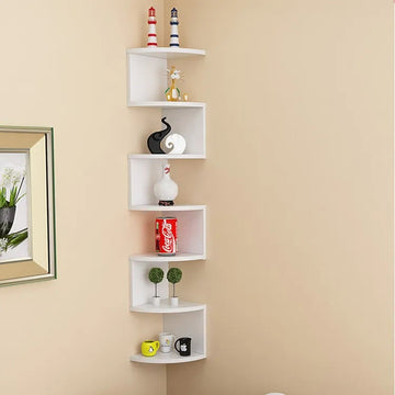 Marvelous 7 Layer DIY Wall Mounted Shelves