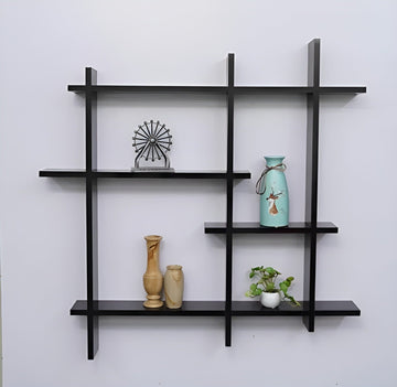 Gripping Wall Shelf for Living Room/ Wooden Wall Hanging Floating