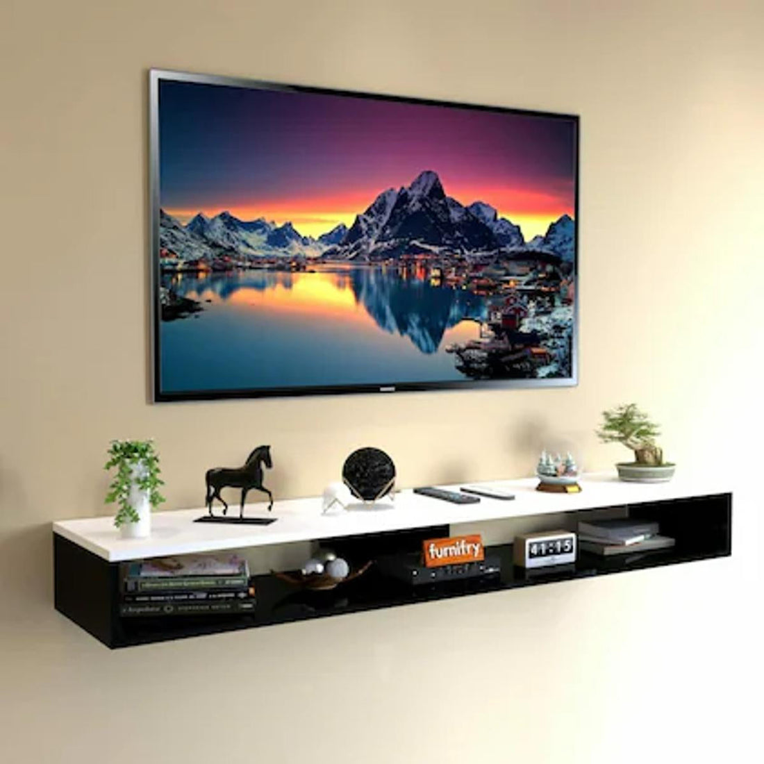 Wall Mounted TV Entertainment Unit – Perfect for Living Room Decor