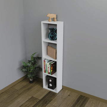 Doric 4 Shelf Multipurpose Large Open Rack Book Shelf