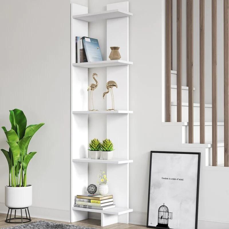 Captivating Display Corner Unit Bookcase Bookshelf Shelving Unit